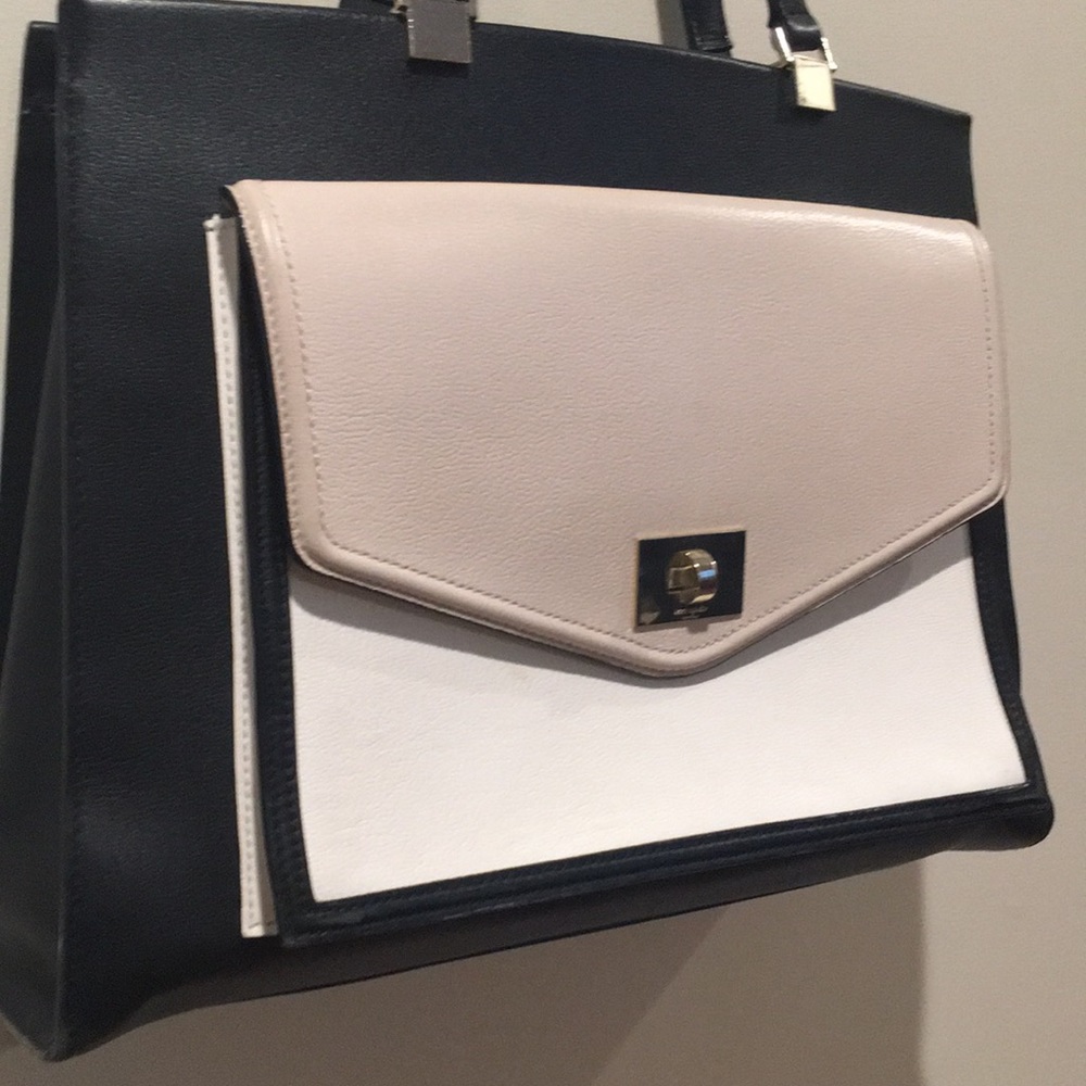 Kate Spade New York Black Leather Tote - Picture 2 of 3
